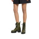 Gucci Women’s lace-up ankle boot with GG - Image 5